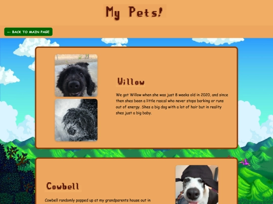 pets screenshot