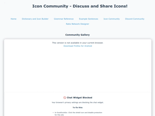 community screenshot