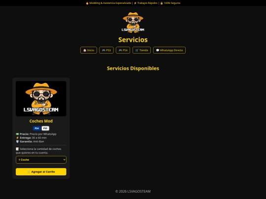 servicios screenshot