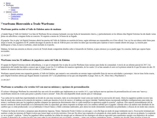 index screenshot