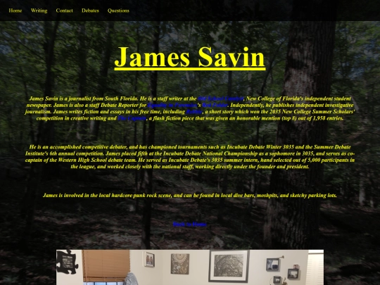 jamesprofile screenshot