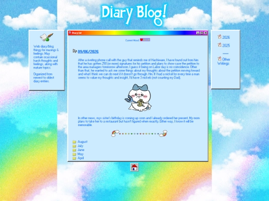 Musingsdiary screenshot