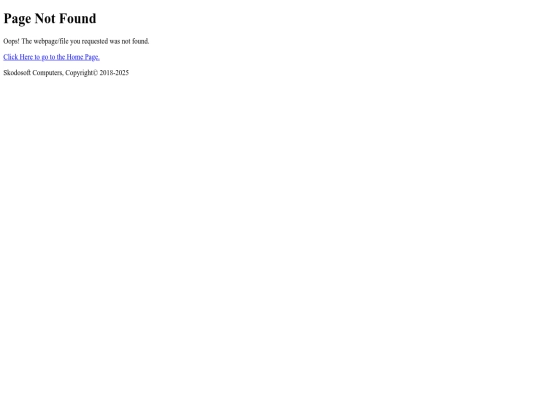 not_found screenshot