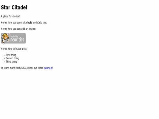 index screenshot