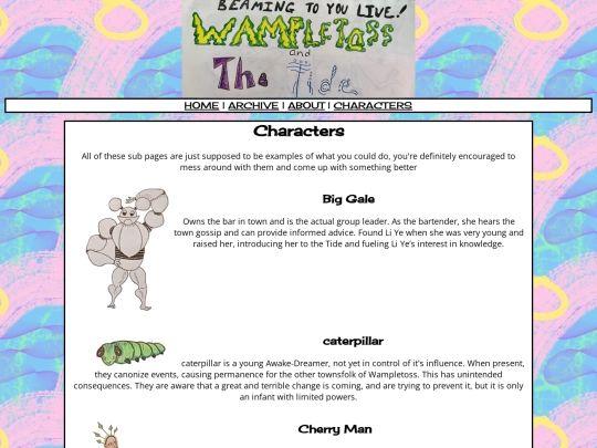 characters screenshot