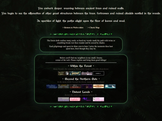 garden/websites screenshot