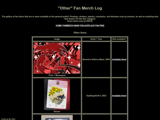 merchlog screenshot