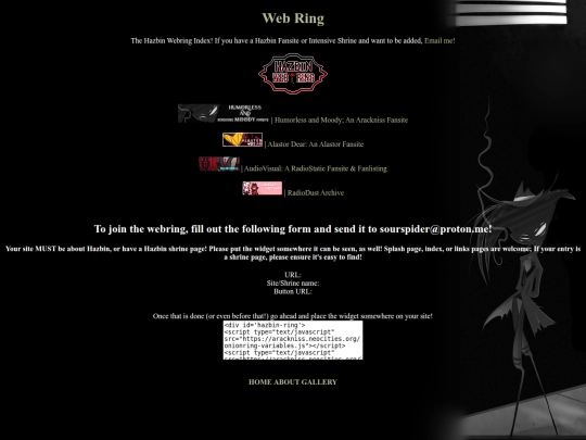 webring screenshot