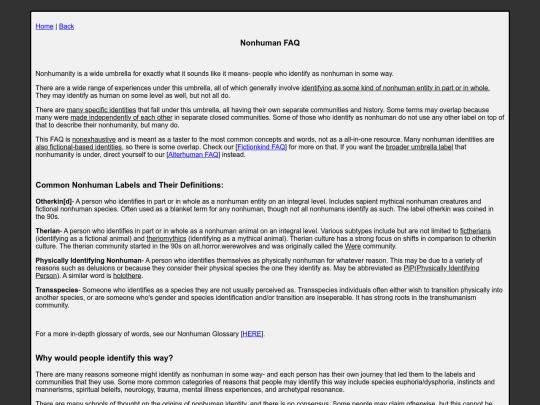 alth/nonhumanfaq screenshot