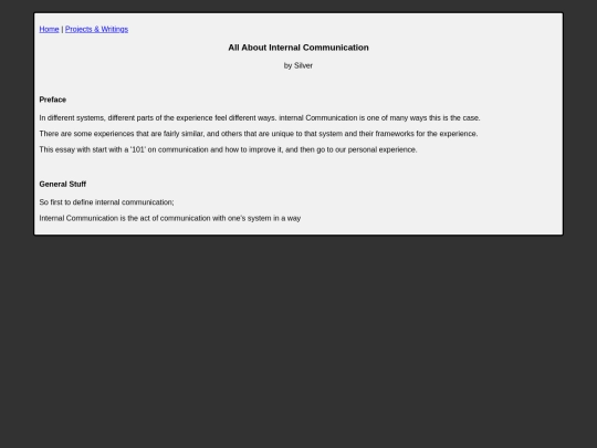 essay/commu101 screenshot