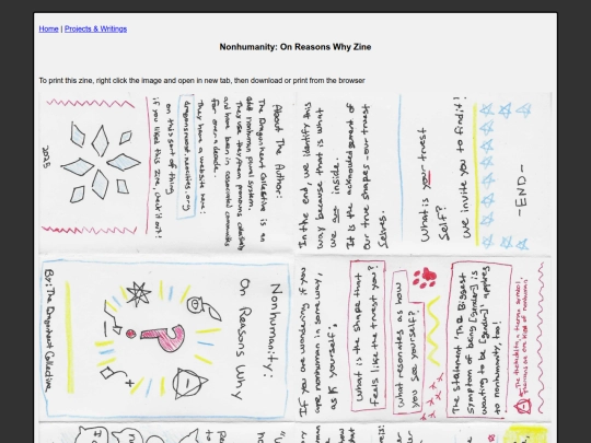 essay/personal/onreasonswhyzine screenshot