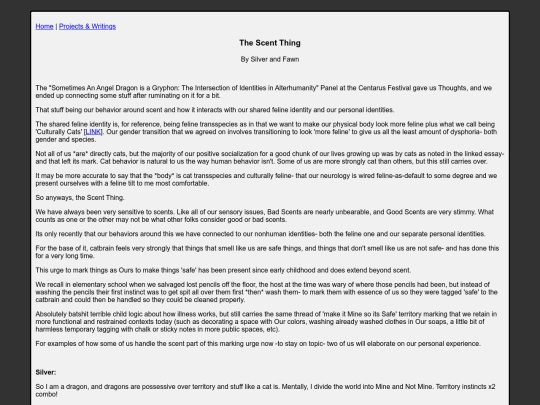 essay/personal/scent screenshot