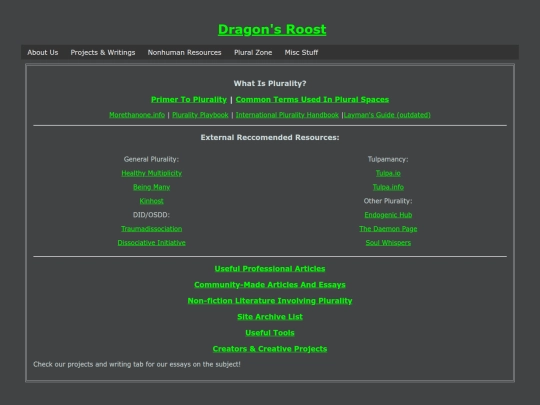 pluralstuff screenshot