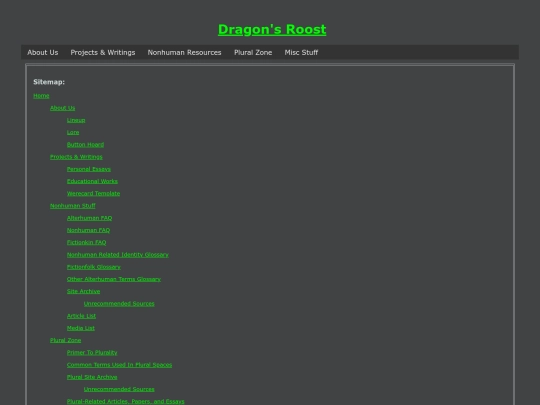 sitemap screenshot