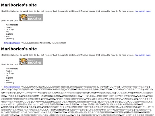 index screenshot