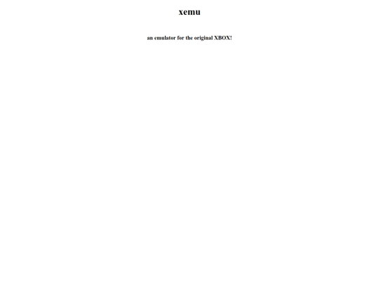 xemu screenshot