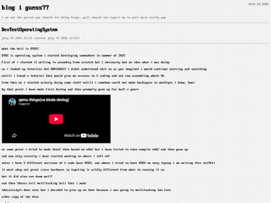 blog screenshot