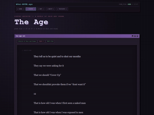 poetry/pain-drama/the-age screenshot
