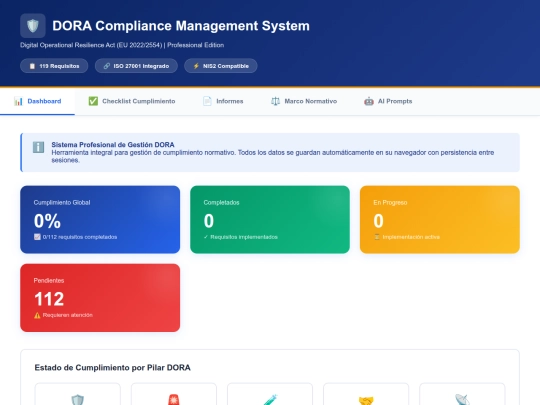dora-professional-system screenshot