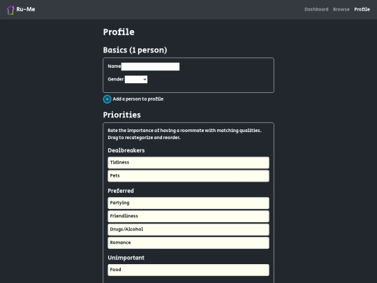 profile screenshot