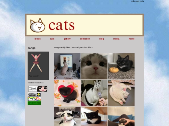 catpage screenshot