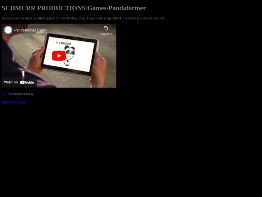 games/pandaformer screenshot