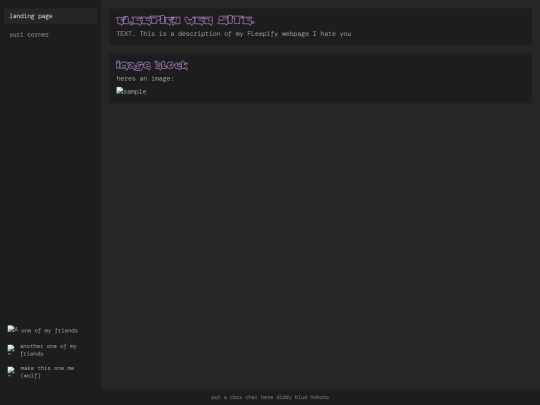 testing screenshot