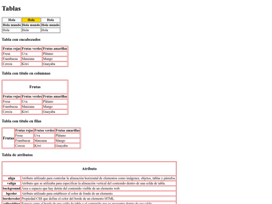 tablas screenshot