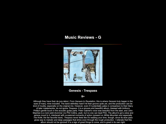 musicreviews_G screenshot