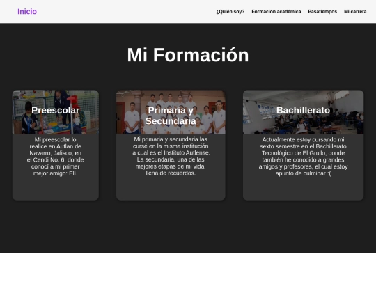 formacion screenshot