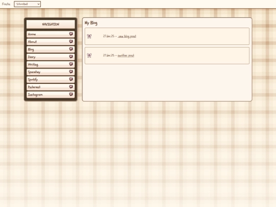 blog screenshot