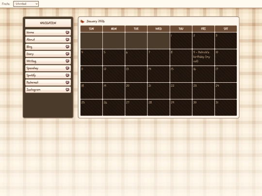 diary screenshot