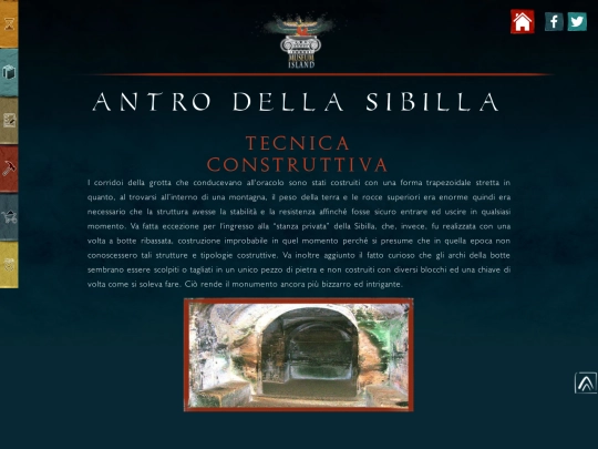 ANTRO DE LA SIBILA/tecnica-(italiano) screenshot