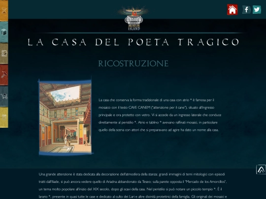 CASA DEL POETA TRAGICO/ricostruzione-(italiano) screenshot