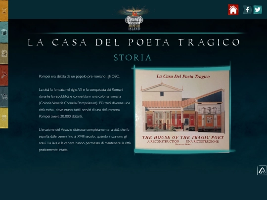 CASA DEL POETA TRAGICO/storia-(italiano) screenshot