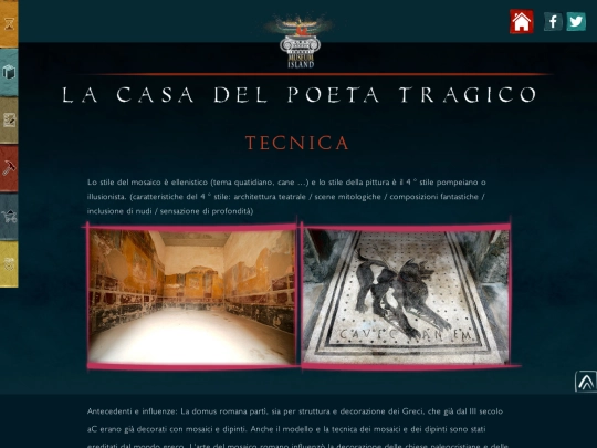 CASA DEL POETA TRAGICO/tecnica-(italiano) screenshot