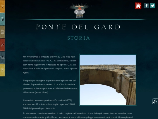 PUENTE DE GARD/storia-(italiano) screenshot