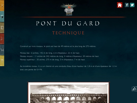 PUENTE DE GARD/technique-(français) screenshot