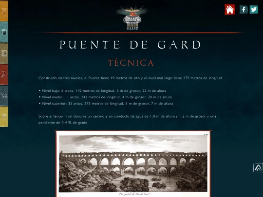 PUENTE DE GARD/tecnica-(español) screenshot
