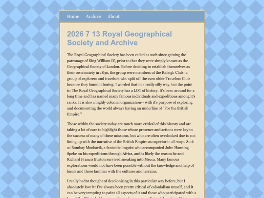 posts/2026-7-13-Royal-Geographical-Society-and-Archive screenshot