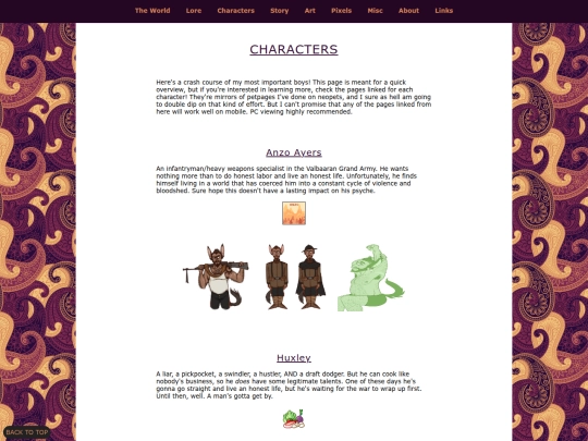 characters screenshot