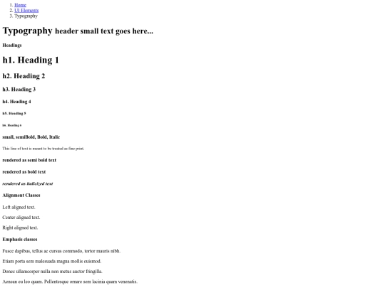 views/ui_typography screenshot