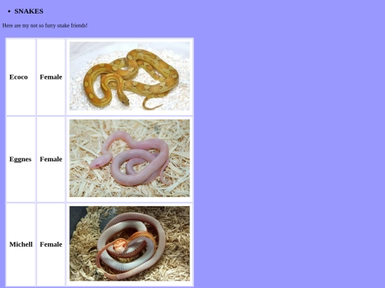 snakes screenshot