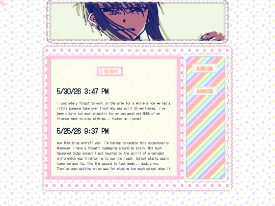 blog screenshot