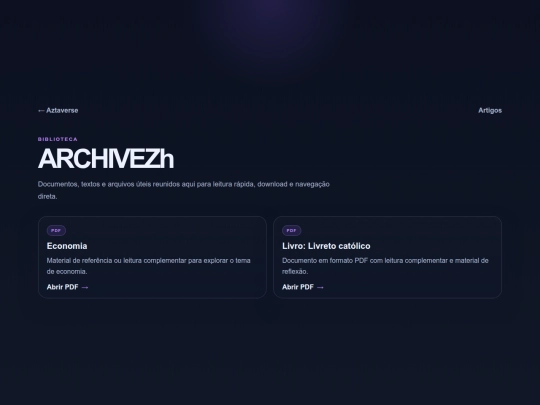 ARCHIVEZh screenshot