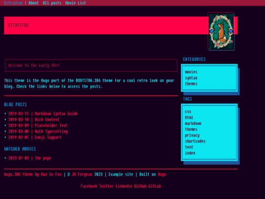 index screenshot