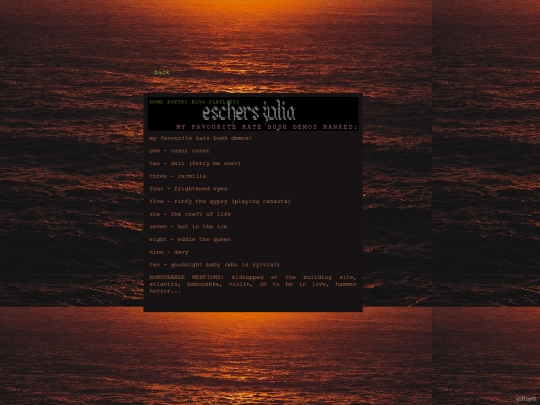 katebushdemos screenshot