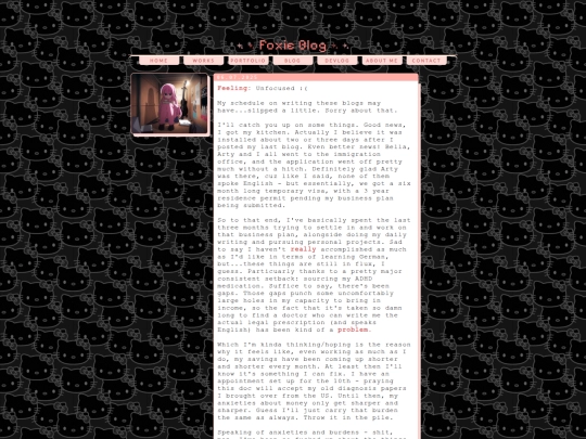 foxie-blog screenshot