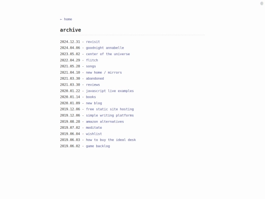 archive screenshot