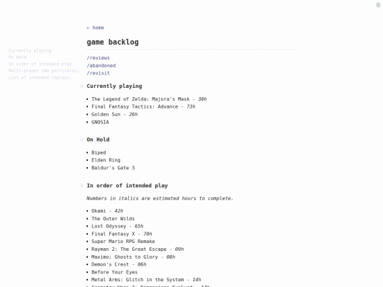 backlog screenshot